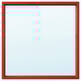TURBOKASTANJ Mirror, red, 75x75 cm