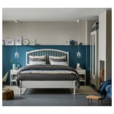 TYSSEDAL Bed frame, white, 160x200 cm