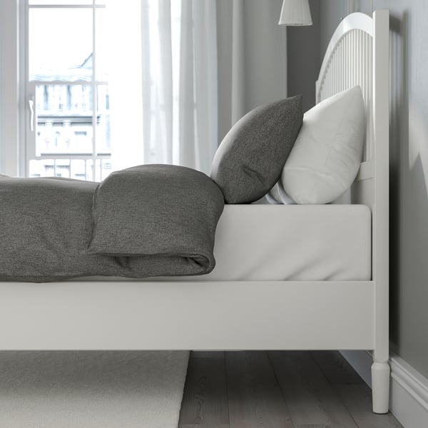 TYSSEDAL Bed frame, white, 160x200 cm