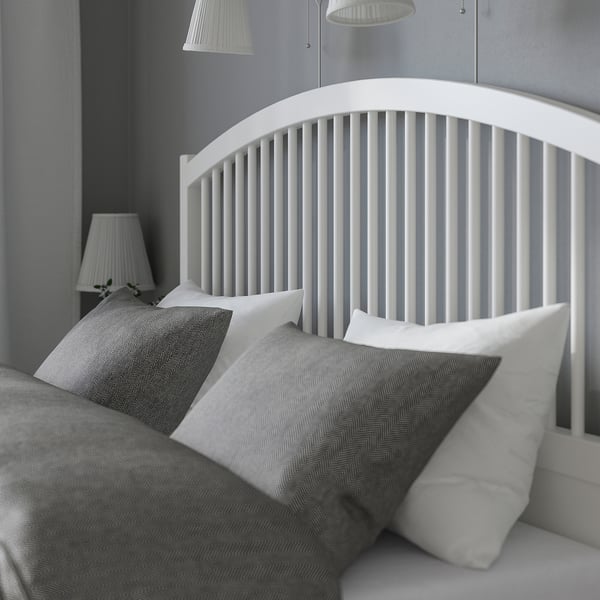 TYSSEDAL Bed frame, white, 160x200 cm