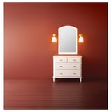 TYSSEDAL Chest of 4 drawers, white, 87x76 cm