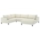 UPPÅKRA U-shaped sofa, 4,5-seat, with chaise longue, right/Axvall off-white
