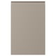 Option: UPPLÖV 2-p door f corner base cabinet set, left-hand/matt dark beige, 25x80 cm