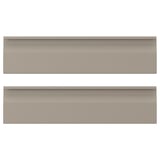 UPPLÖV Drawer front, matt dark beige, 40x10 cm
