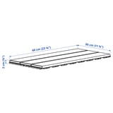 UTLÄNGAN Floor decking, outdoor, brown, 0.90 m²