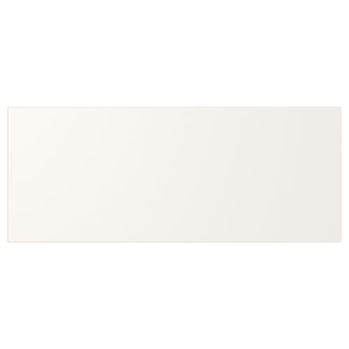 UTRUSTA drawer front, white, fibreboard, rectangular.