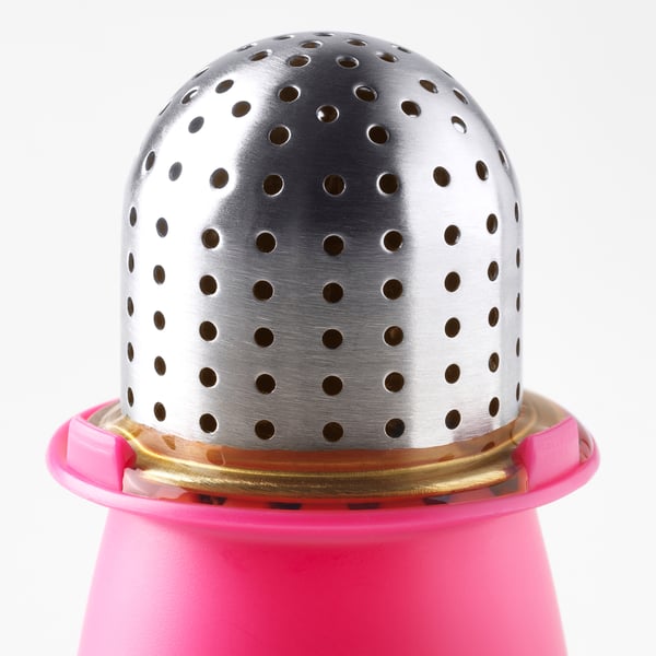VÅGRÄT Tea infuser, light red/yellow