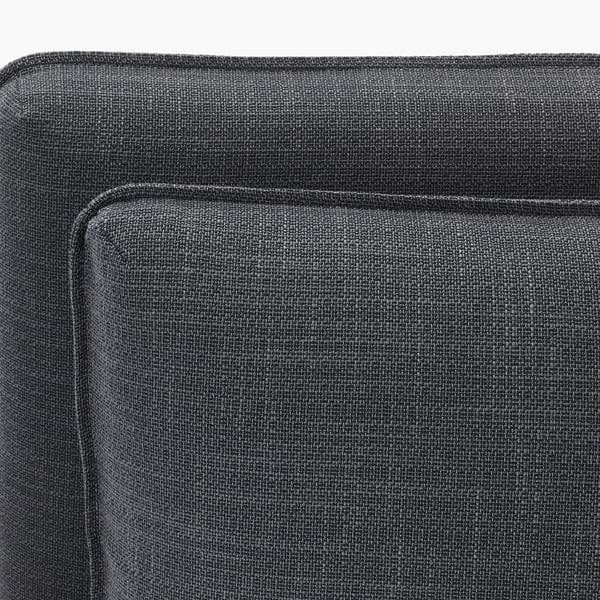 Vallentuna وحدة كنب 4 مقاعد مع 3 كنب سرير وتخزين Hillared Murum رمادي غامق أسود Ikea
