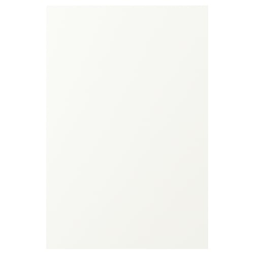 VALLSTENA kitchen cabinet in white, with smooth surfaces, simple design, 25-year guarantee, and mounting flexibility.