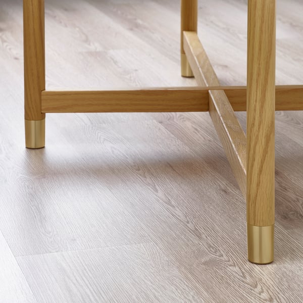 VALNÄS Coffee table, oak veneer, 118x72 cm