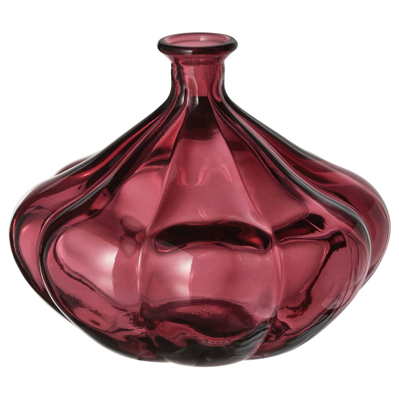VANLIGEN Vase dark red IKEA