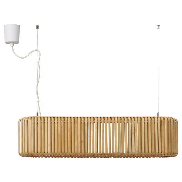 VARPTROSS Pendant lamp, bamboo, 79 cm