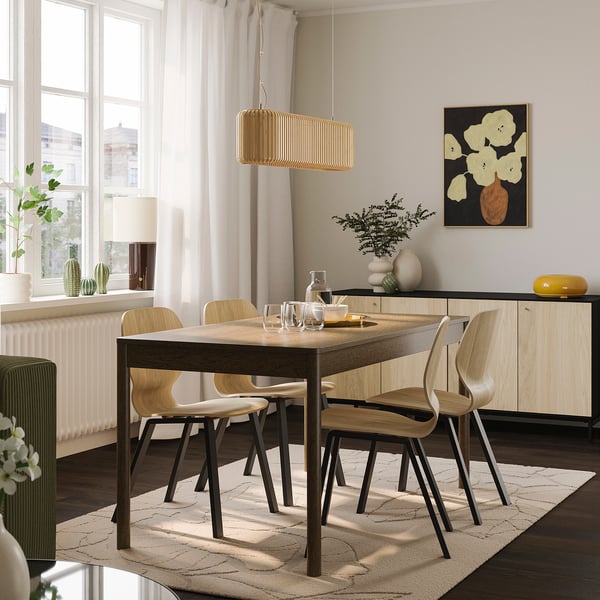 VARPTROSS Pendant lamp, bamboo, 79 cm
