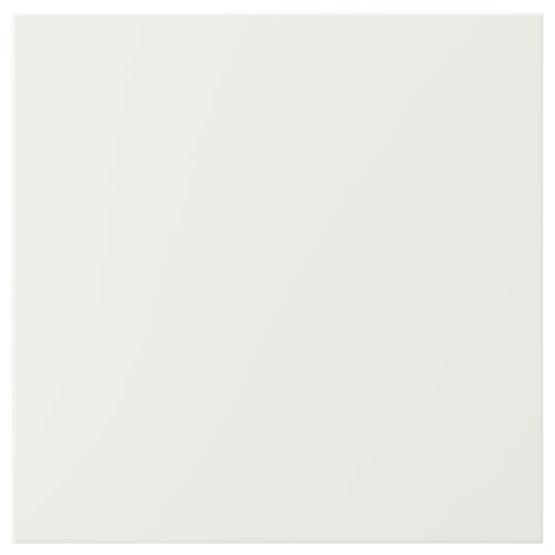 White VEDDINGE kitchen cabinet, sleek, modern design, smooth finish.