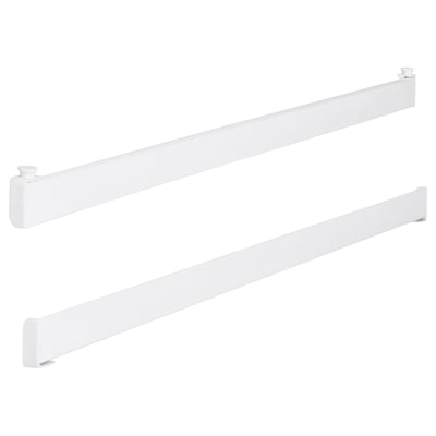 VIDGA white curtain holders, abs plastic clips, aluminium rail, simple design.