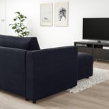 VIMLE Chaise longue, Saxemara black-blue