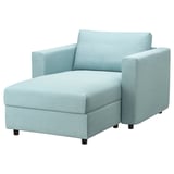 VIMLE Chaise longue, Saxemara light blue