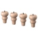 Option: VISKAFORS Legs for sofa, birch