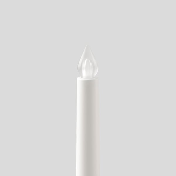 ÄDELLÖVTRÄD Bougie à LED, blanc/intérieur, 28 cm