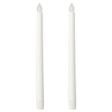 ÄDELLÖVTRÄD Bougie à LED, blanc/intérieur, 28 cm