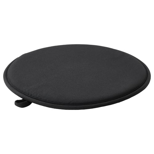 ÄNGSFRÄKEN Carreau de chaise, noir, 36 cm