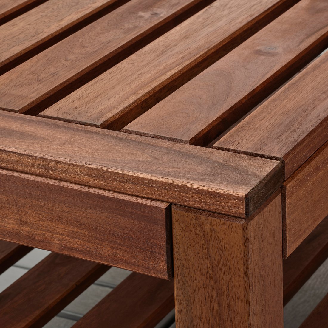 ÄPPLARÖ Table basse, extérieur teinté brun IKEA