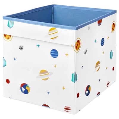 AFTONSPARV Rangement tissu, espace/multicolore, 33x38x33 cm