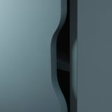 ALEX Rangement mobile, gris turquoise/noir, 36x76 cm