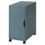 ALEX Rangement mobile, gris turquoise/noir, 36x76 cm
