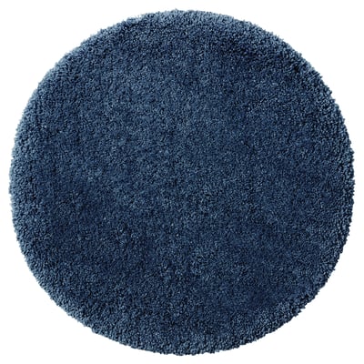 ALMTJÄRN Tapis de bain, bleu foncé, 65 cm