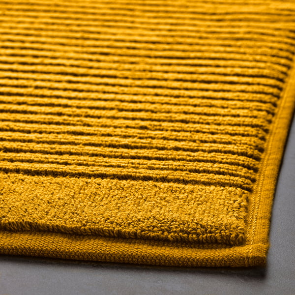 ALSTERN Tapis de bain, jaune doré, 50x80 cm
