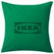 AURTIENDE Housse de coussin, vert, 50x50 cm