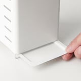 AVSTEG Égouttoir à couverts, blanc, 18 cm