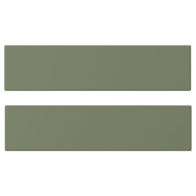 AXSTAD Face de tiroir, gris vert, 40x10 cm