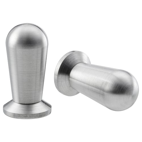 BAGGANÄS Bouton, acier inoxydable, 13 mm