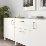 BAGGANÄS Poignée, acier inoxydable, 143 mm