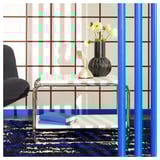 BAGGBODA Table d'appoint, blanc, 71x50 cm