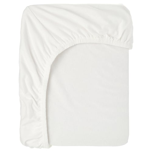 BARNDRÖM Drap housse pour lit extensible, blanc, 80x165 cm