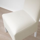 BERGMUND Chaise av housse mi-longue, blanc/Inseros blanc
