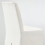BERGMUND Chaise av housse mi-longue, motif chêne/Inseros blanc