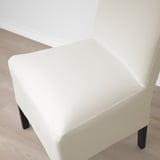 BERGMUND Chaise av housse mi-longue, noir/Inseros blanc