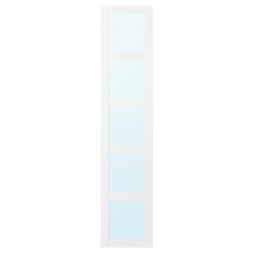 BERGSBO Porte miroir, blanc, 50x229 cm