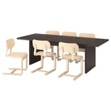 BERGSHYTTAN / LYCKAN Table et 6 chaises