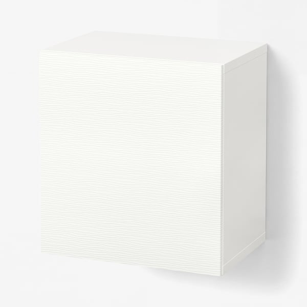 BESTÅ Combinaison rangement murale, blanc/Laxviken blanc, 60x42x64 cm