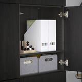 BESTÅ Combinaison rangement portes, brun noir/Lappviken brun noir, 120x42x193 cm