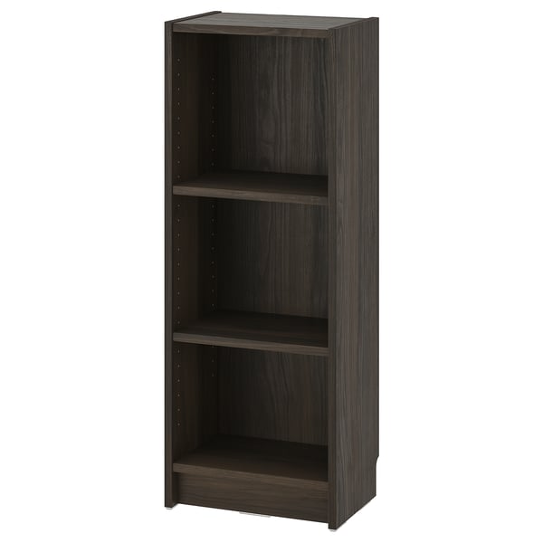 BILLY Bibliothèque, brun foncé motif chêne, 40x28x106 cm