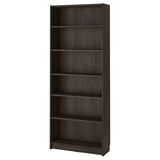 BILLY Bibliothèque, brun foncé motif chêne, 80x28x202 cm