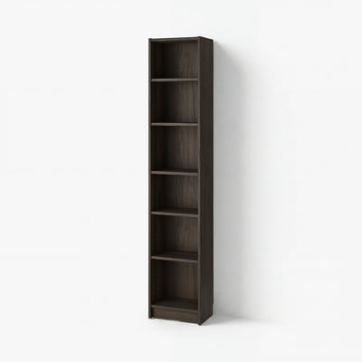 BILLY Bibliothèque, brun foncé motif chêne, 40x28x202 cm