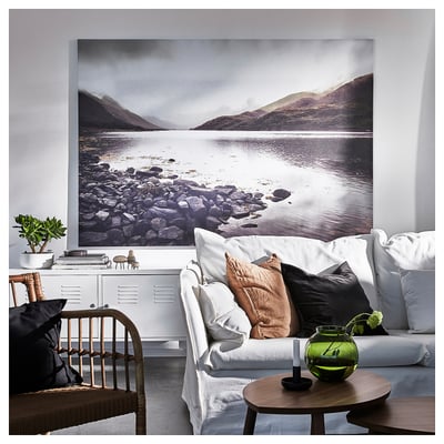 BJÖRKSTA Toile, côte rocheuse, 200x140 cm