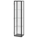 BLÅLIDEN Vitrine, noir, 35x32x151 cm